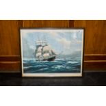 Ship Interest - Limited Edition Print 'Witch of the Wave', by K A Griffin, depicting a schooner at