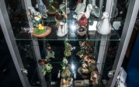 A Good Collection of Ceramic Bird Figures.