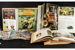 A Large Collection of Motorcycle Magazin