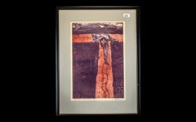 Artist's Proof 'Caving' pencil signed to