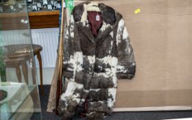 Ladies Full Length Mink Coat, brown and