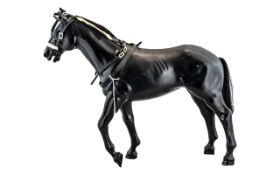 Action Man Horse - original vintage action man Dark Brown Horse for Cavalry/ Hussar/ Cowboy, with