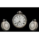 Victorian Silver Pocket Watch.