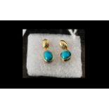 Turquoise Drop Earrings,