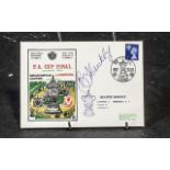 Football Autograph on First Day Cover F.A.Cup Final 1974 of Liverpool Legend Manager - Bill Shankly.