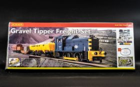 Hornby - Electric Train Set. R1063 Gravel Tipper Freight Set, 00 Gauge - Scale Models.