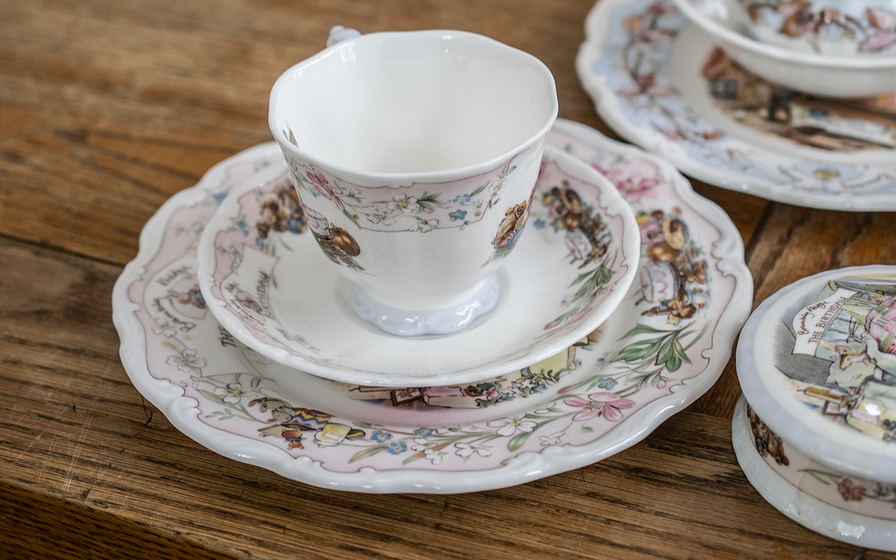 Quantity of Royal Doulton Brambly Hedge Porcelain, comprising Tea Pot, Milk Jug, Sugar Bowl, - Image 4 of 4