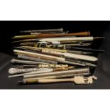 A Collection of Mostly Dip Pens, to include silver, mother of pearl, gilt and hardstone.
