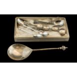 Five Silver Egg Spoons, hallmarked Birmingham, 1931,