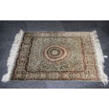Turkish Woven Silk Hereke Carpet/ Prayer Rug of fine quality and no signs of wear,