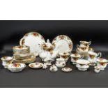 Royal Albert 'Old Country Roses' Dinner/Tea Service, comprising six x 6" plates, 6 x 8" plates,