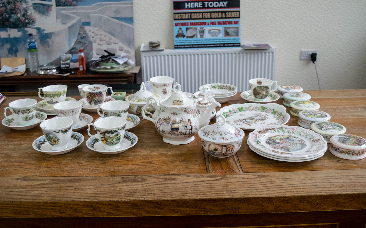 Quantity of Royal Doulton Brambly Hedge Porcelain, comprising Tea Pot, Milk Jug, Sugar Bowl,