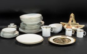 Rosenthal Porcelain Set comprising 6 x 9" bowls, 6 x 10" plates,