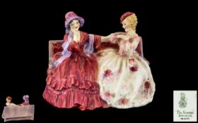 Royal Doulton Figure Group 'The Gossips' HN 1429. Measures approx 6" tall x 7" wide.