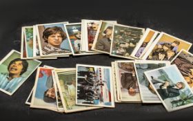 The Rolling Stones - A Scarce Complete Full Set of 1960's Original A.B.C Gum Cards x 40.