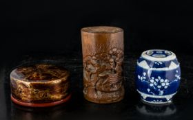 Collection of Three Oriental Items,