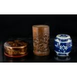 Collection of Three Oriental Items,