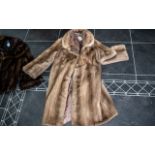 Ladies Quality Blond Mink Coat.