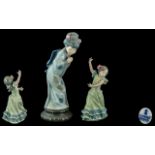 Lladro Figure Lolita Flamenco Dancer Girl Figurine.