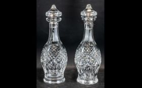 Two Waterford Crystal Decanters, 13.