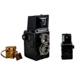 Voigtlander Brilliant TLR Box Camera, early version date 1932,