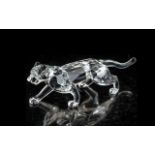 Swarovski Silver Crystal Leopard.