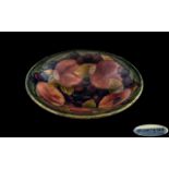 Moorcroft ' Pomegranates ' Deep Bowl, Full Moorcroft Marks to Base. Approx 6.5 Inches Diameter.