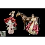 Three Royal Doulton Figures, to include HN1677 Tinkerbell, HN2229 Southern Belle,