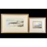 Allan Morgan (b.1952) Set of Three Watercolour Drawings, all signed by listed artist Allan Morgan,