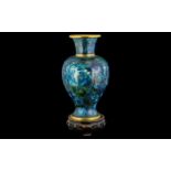 Japanese Cloisonne Vase of fine quality,