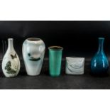 A Collection of Five Continental Vases,