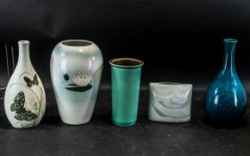 A Collection of Five Continental Vases,