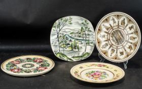 Collection of Four Cabinet Plates,