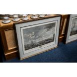 Set of Four Large French Framed Coloured Prints after C.N. Cochin et J.P. le Bas Socu Sculpserant