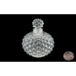 Lalique Paris - Signed Glass Scent Bottle and Stopper, Moulded In the Form of Berries,