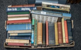 Box of Miscellaneous Books, various novels, war books, Russian and German books, historical books,