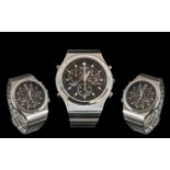 Accurist - Quartz Chronograph Alarm 3 Dial Stainless Steel Wrist Watch, Number to Back Cover 164567,