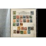 Stamps Interest China and Japan Collection on album leaves,
