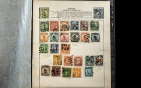 Stamps Interest China and Japan Collection on album leaves,