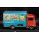 Large Triang Diecast 200 Transport Van, measures approx 18" long x 8" wide, in red and blue.