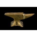 Antique Anvil Paperweight. Cast Antique Paperweight Inform of An Anvil. Good Patina with Age.