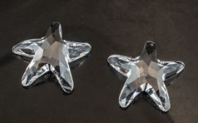Swarovski ' 2005 ' Starfish Renewal Gifts ( 2 ) In Total.