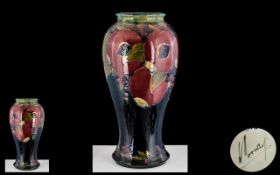 William Moorcroft Signed Large and Impressive Vase of Baluster Shape ' Ochre Pomegranates ' Design