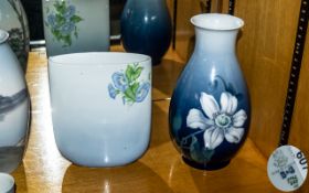 Bing & Grondahl Danish Porcelain Vases. comprising No.