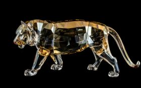 Swarovski S.C.S Endangered Wildlife Mother 2010 Tiger Figure.