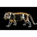 Swarovski S.C.S Endangered Wildlife Mother 2010 Tiger Figure.