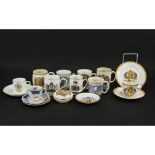 Collection of Royal Memorabilia Porcelain,