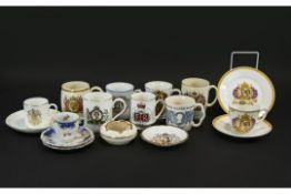 Collection of Royal Memorabilia Porcelain,