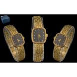 Raymond Weil Ladies Wristwatch - Ladies Gold Plated Raymond Weil wristwatch with a stone set