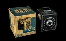 Gnome Photographic Pixie - Box Camera, With Original Box. c.1950.